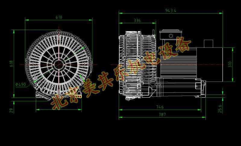 高壓鼓風機cad簡圖（tú）